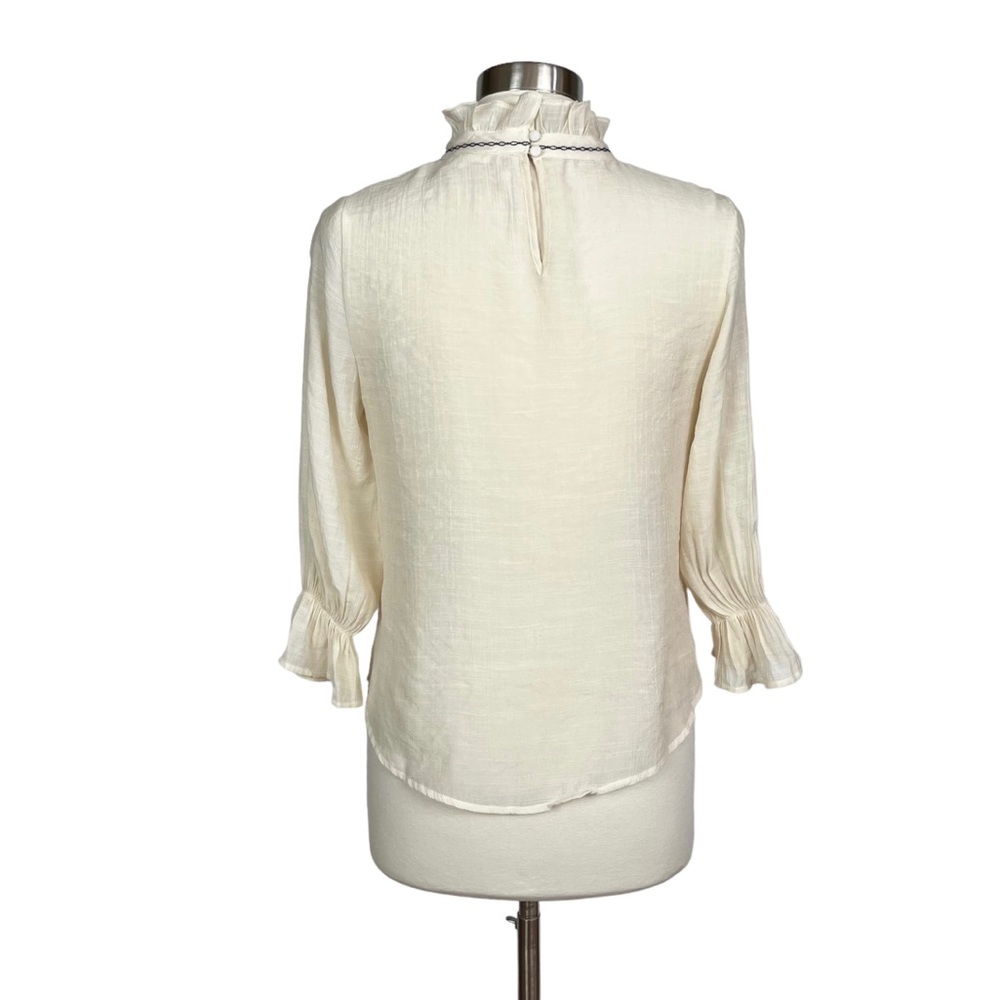 Mine Ruffled Embroidered Top - Picture 3 of 16